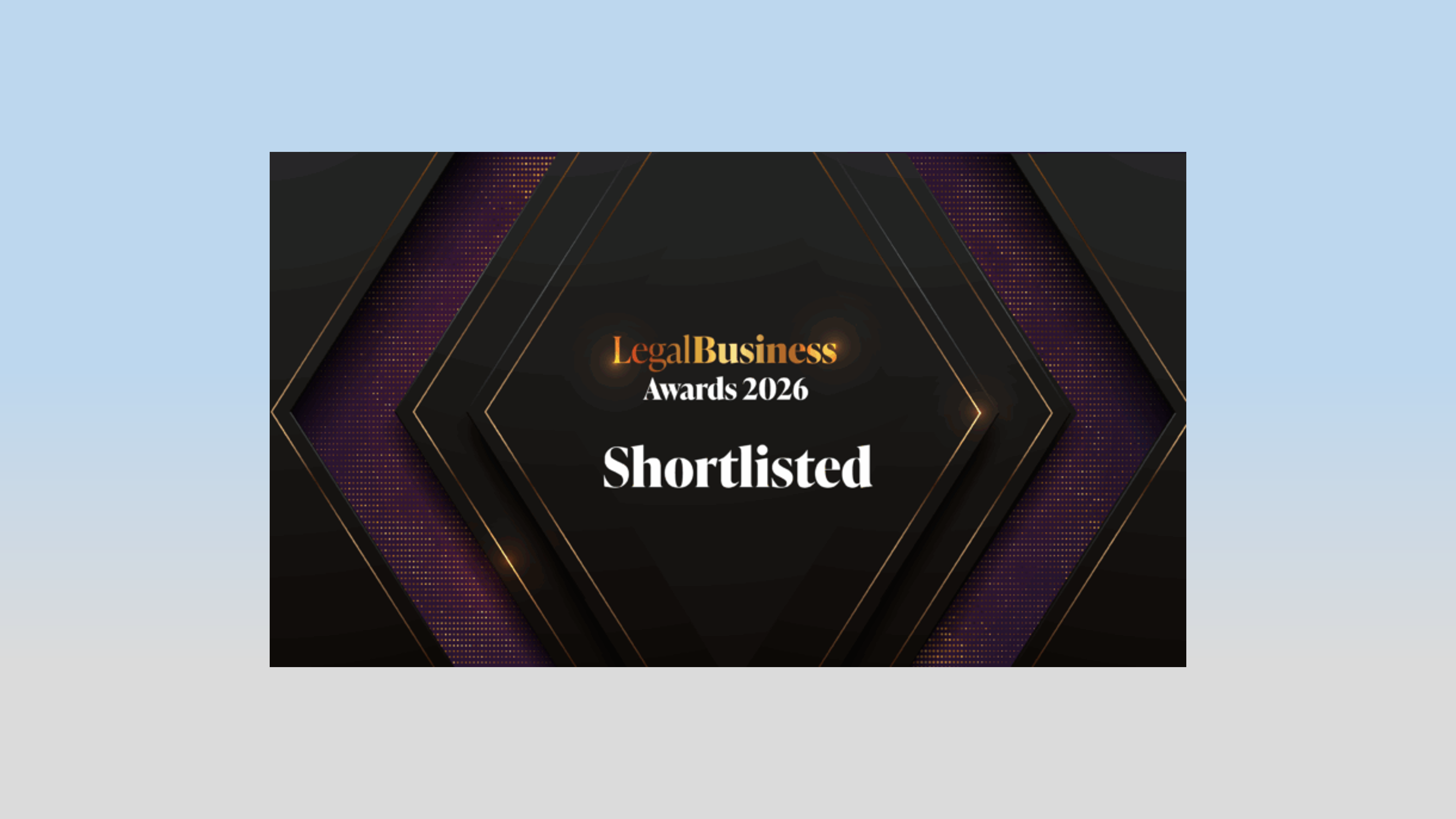 Regulatory Pilot shortlisted for Legal Business Awards
